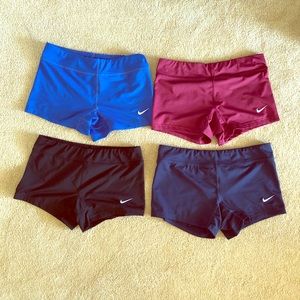 4 Nike Volleyball Spandex Shorts